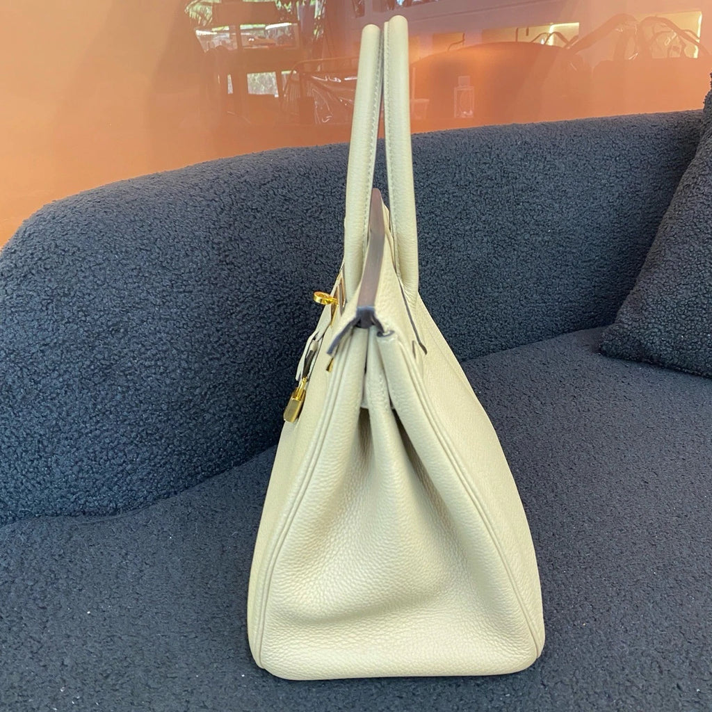 Hermes Birkin30 Togo Leather Handbag For Women