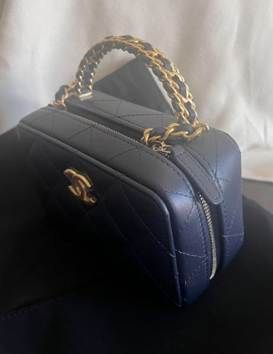 CHANEL 22K  Camera bag mini Top Handle Chain Strap Crossbody Brand NEW