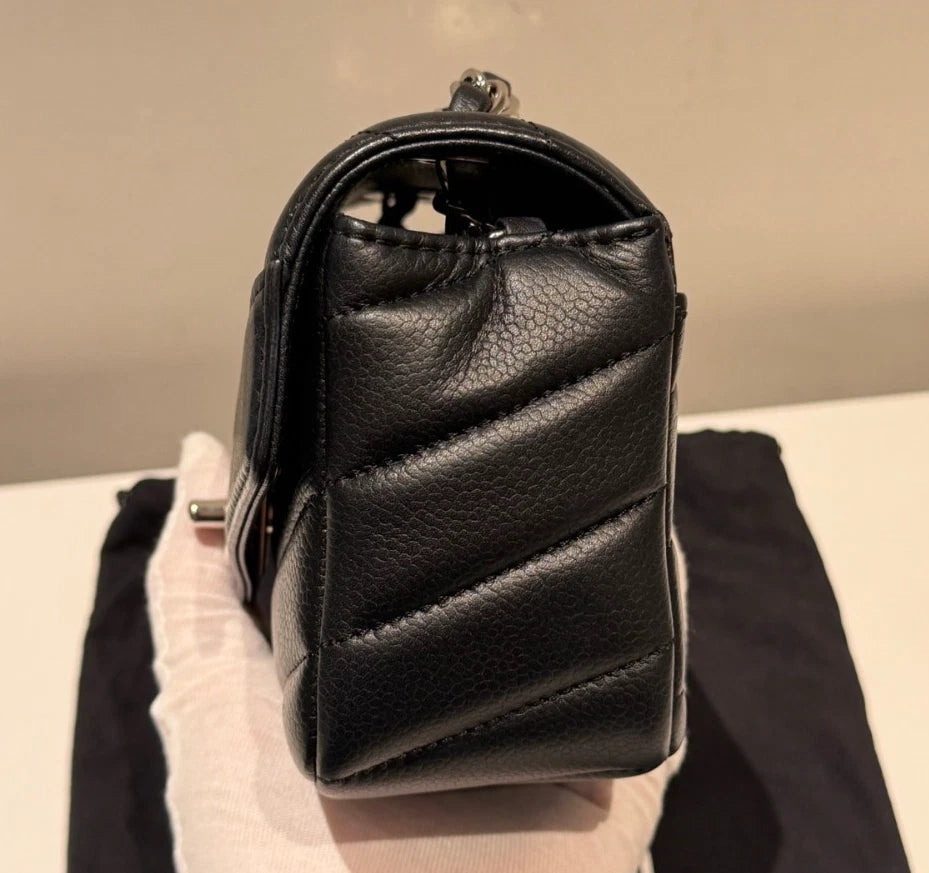 Chanel Classic Flap Big Mini Chain Shoulder Bag Crossbody Calfskin Women