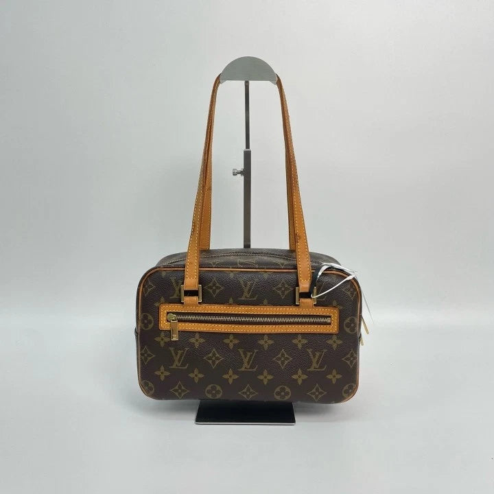 Louis Vuitton Vintage Canvas Open Mouth Box Handbag For Women