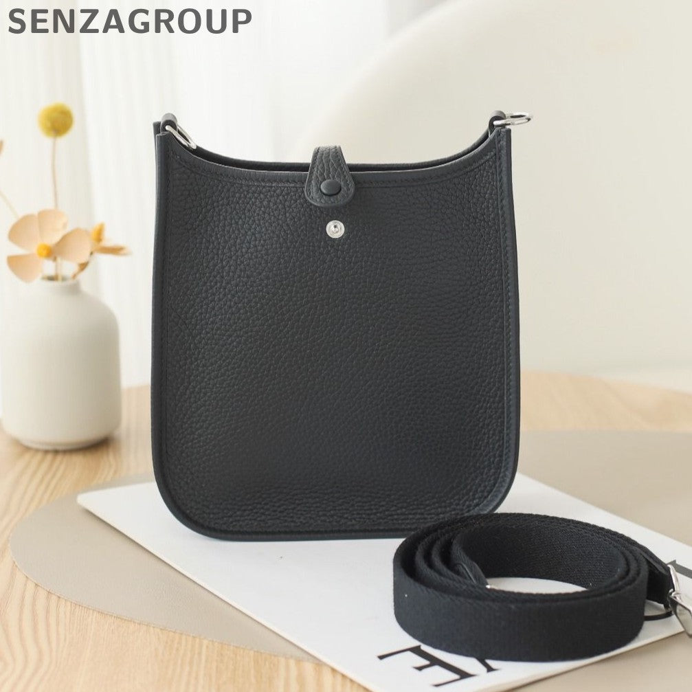 Hermès Evelyne 16 Bag Black TC Leather Silver Hardware Women's Classic