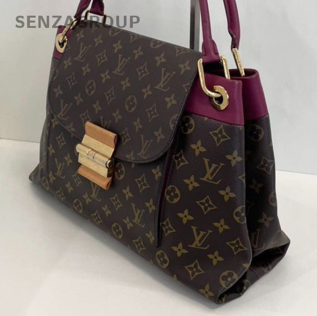 Louis Vuitton Olympe Monogram Top Handle Bag Shoulder Bag Brown Women Classic