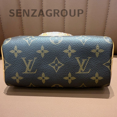 Louis Vuitton Nano Speedy Monogram Handbag - Classic Women's Crossbody