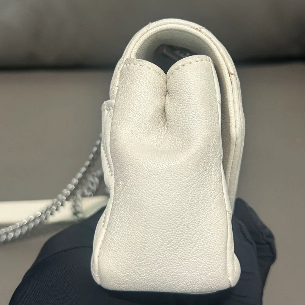 Excellent Saint Laurent Messenger Bag Mini Chain White Shoulder Bag Crossbody