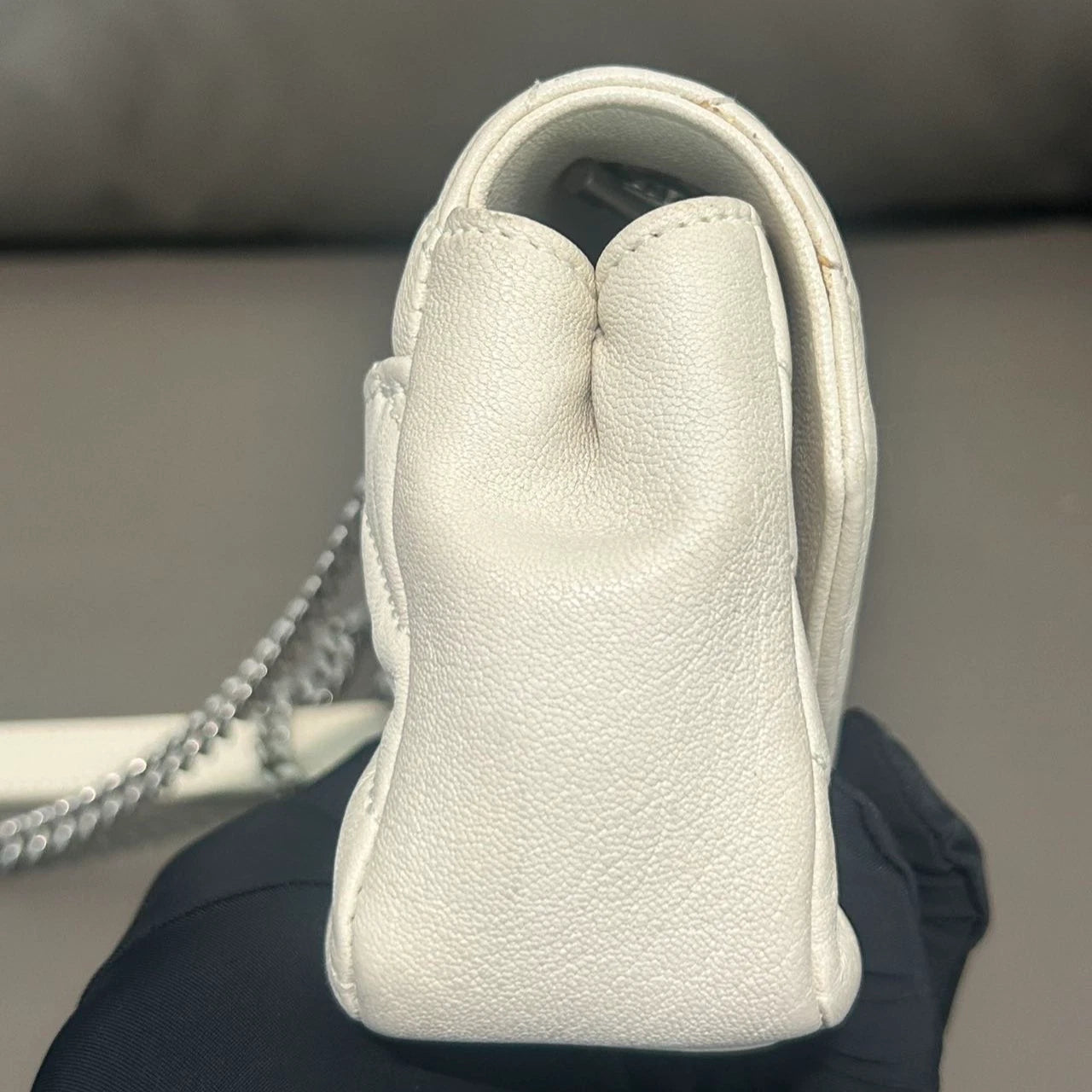 Excellent Saint Laurent Messenger Bag Mini Chain White Shoulder Bag Crossbody