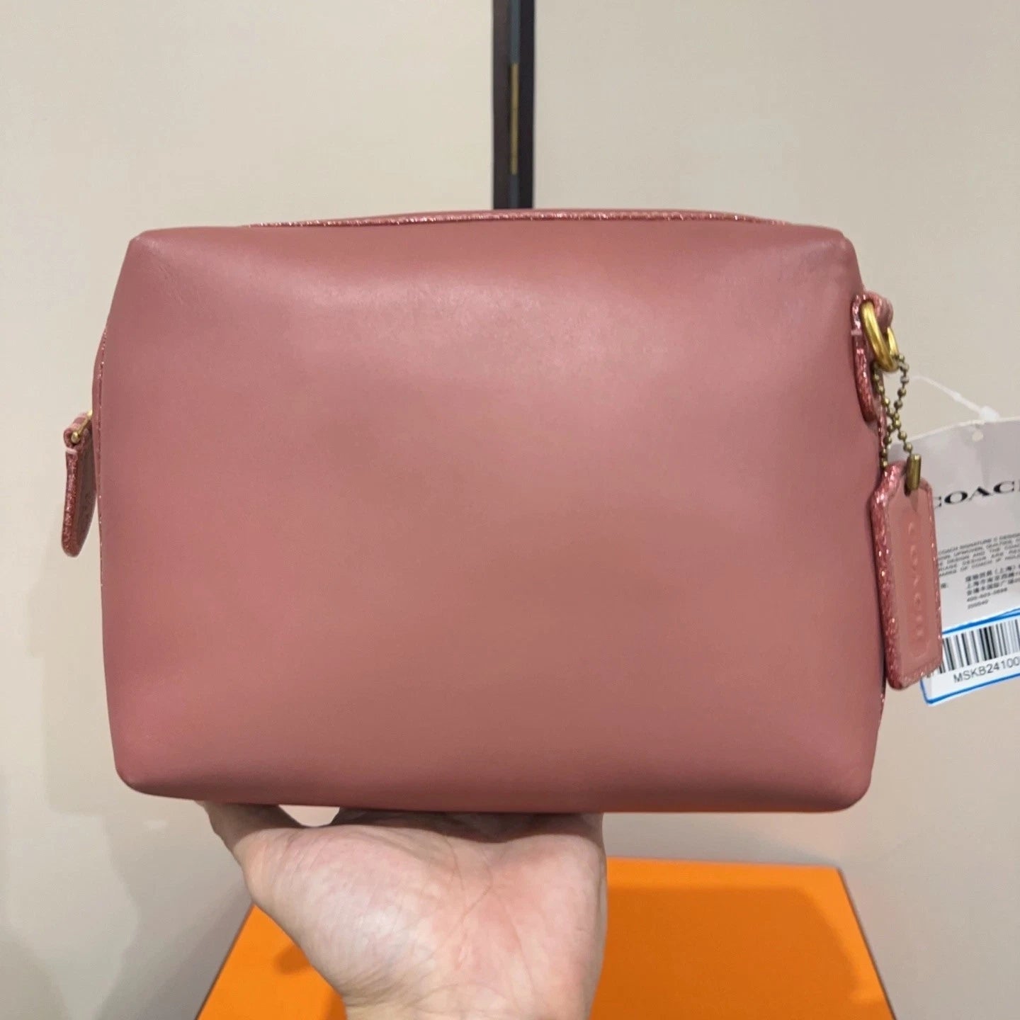 Coach Smooth Leather Small Camera Crossbody Shoulder Bag Women