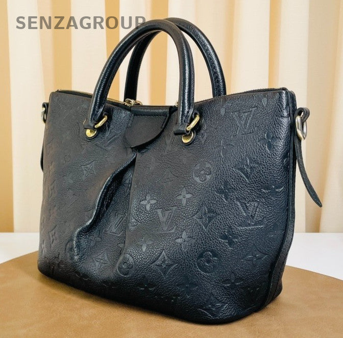 Louis Vuitton Monogram Empreinte Tote 2way Shoulder Handbag Women Black