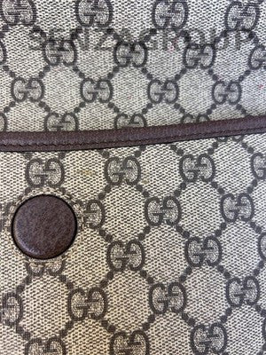 Gucci Tiger Head Waist Bag Brown Gold Classic Women Fashion Shoulder Bag