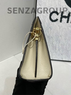 Gucci Ophidia Clip Chain Shoulder Crossbody Bag White Gold Classic Women