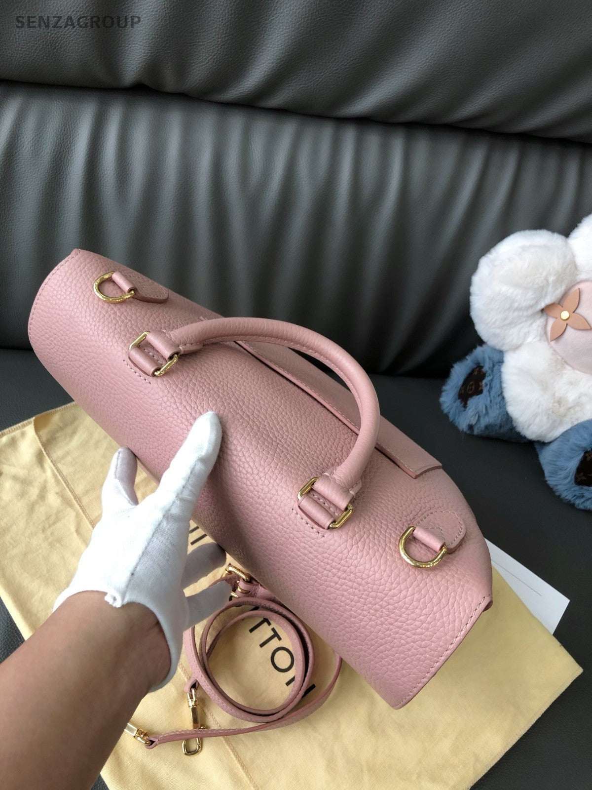 Louis Vuitton Volta Top Handle 2way Shoulder Handbag Sakura Pink Women