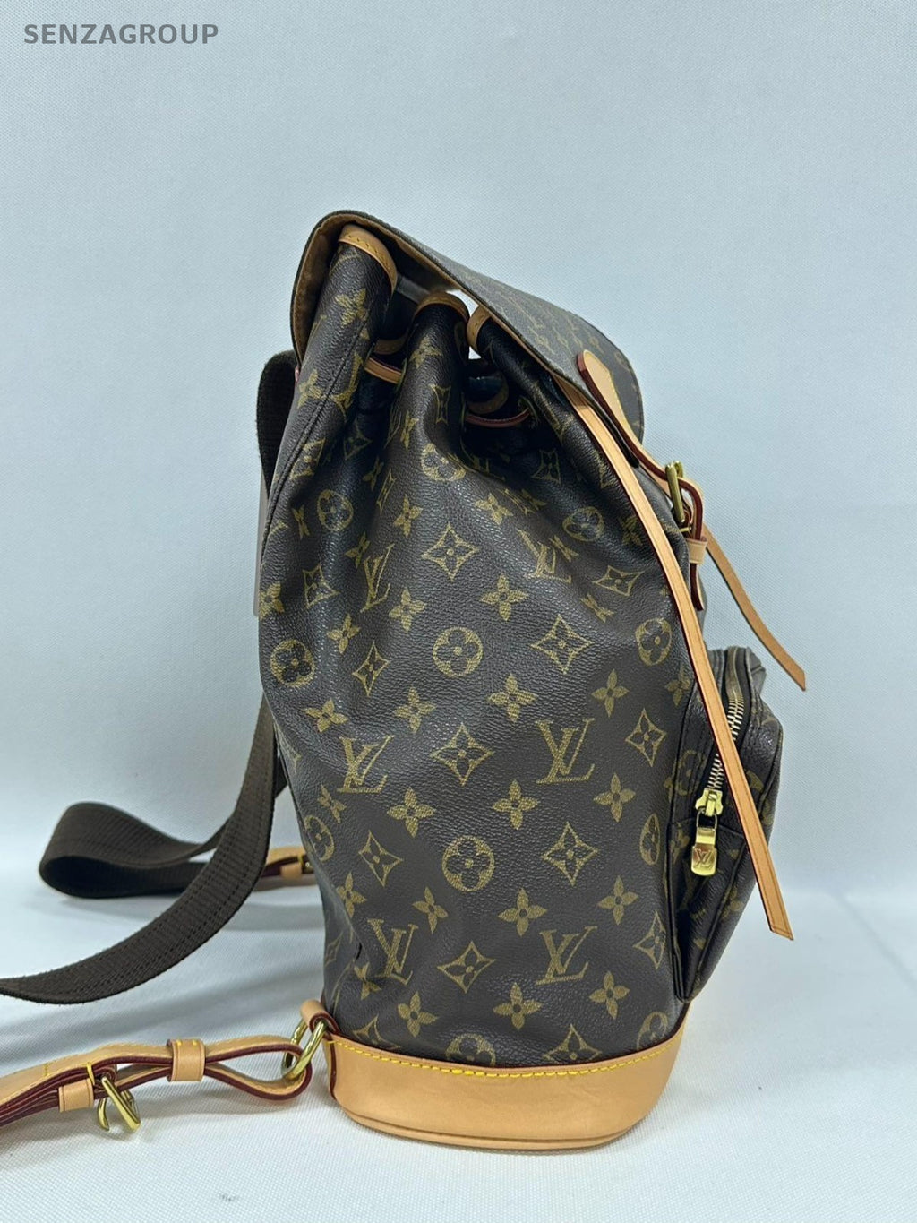 SJ0001 Louis Vuitton coated canvas Backpacks