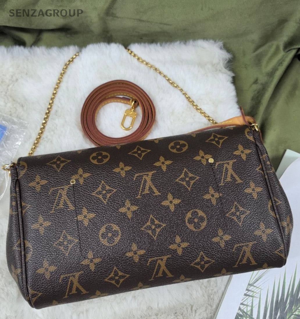 Louis Vuitton Favourite MM Monogram Chain Shoulder bag Women Crossbody