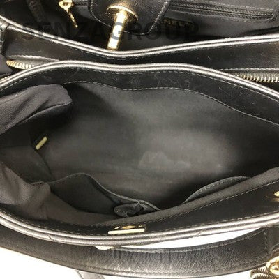 Chanel Black Gold Shoulder Handbag Women's Classic Fashion