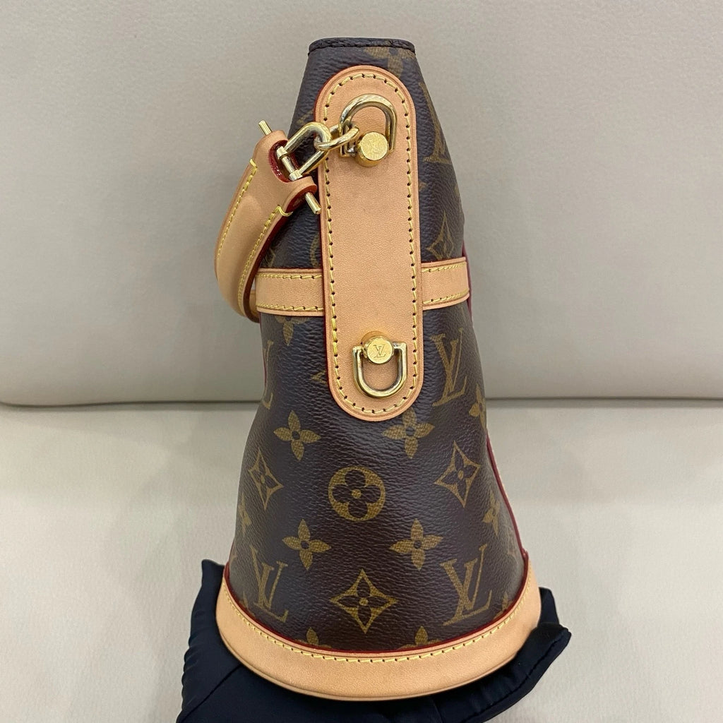 Louis Vuitton Duffle Monogram Canvas Top Handle Shoulder Bag