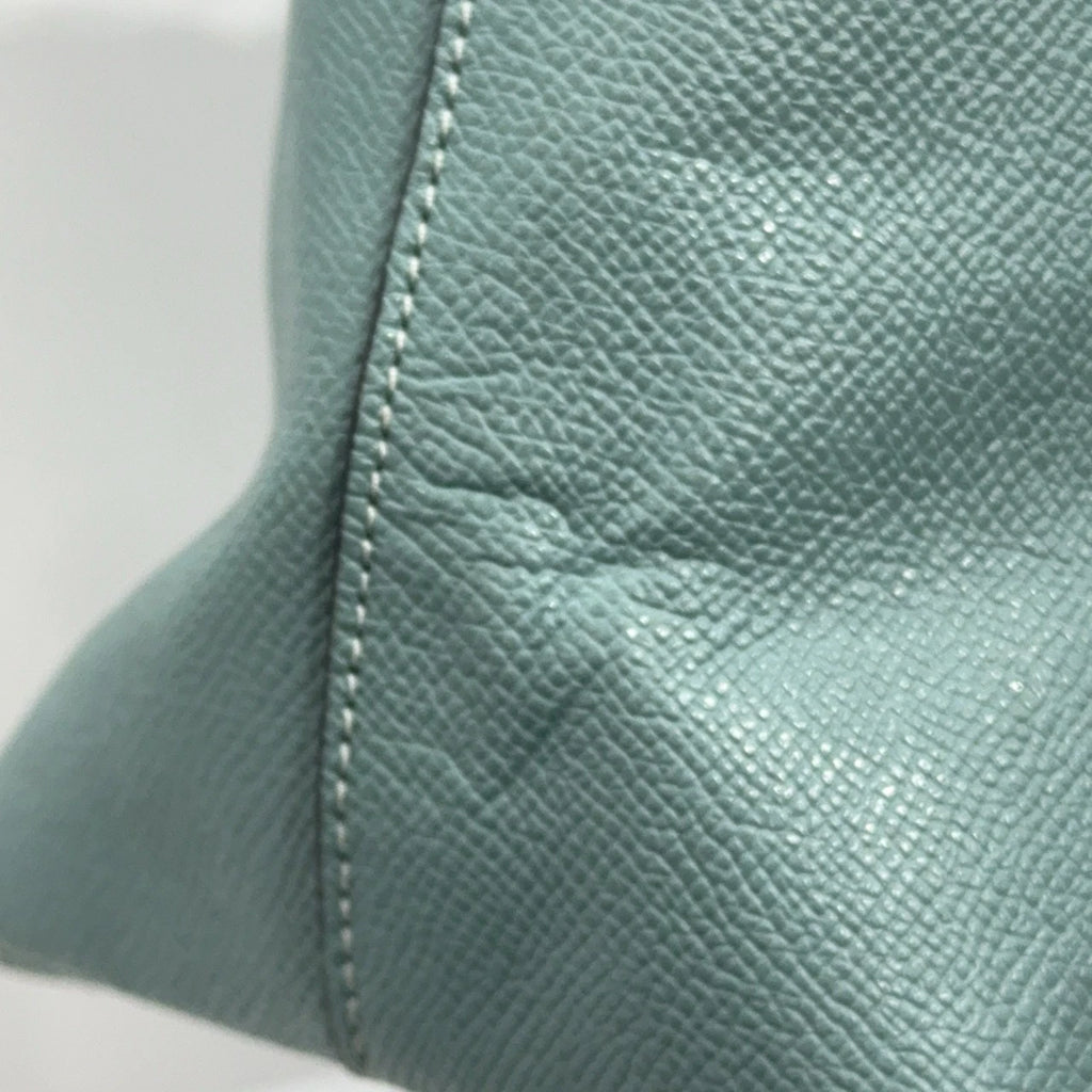 Coach Mint Green Leather Tote Shoulder Handbag For Women