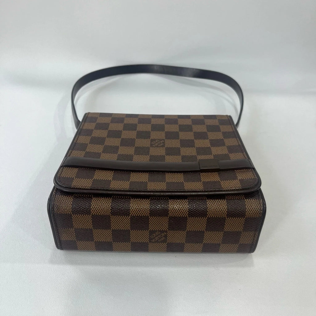 Louis Vuitton Damier Canvas Flap Shoulder Bag For Women