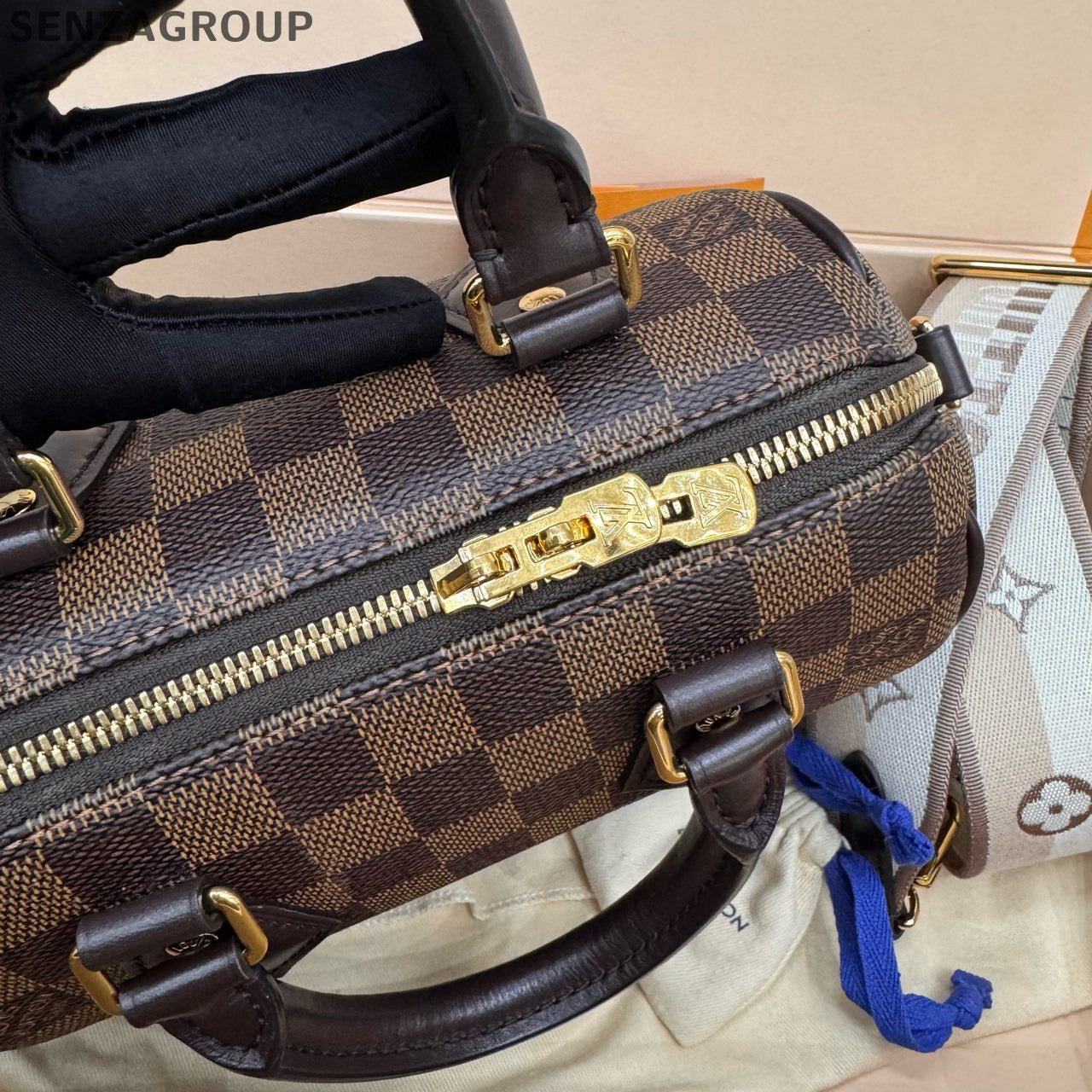 Louis Vuitton Damier Ebene Speedy 20 Handbag - Classic Women's Bag