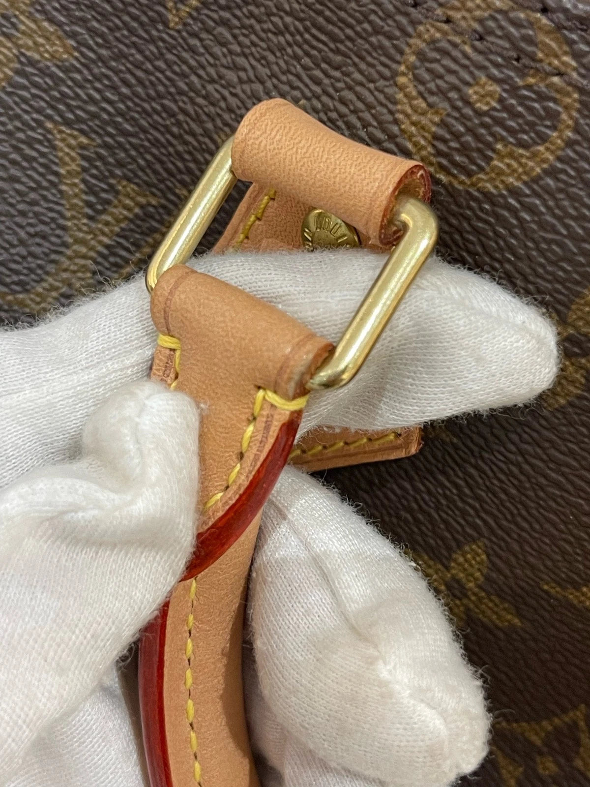 Louis Vuitton Speedy25 Canvas Shoulder Handbag For Women