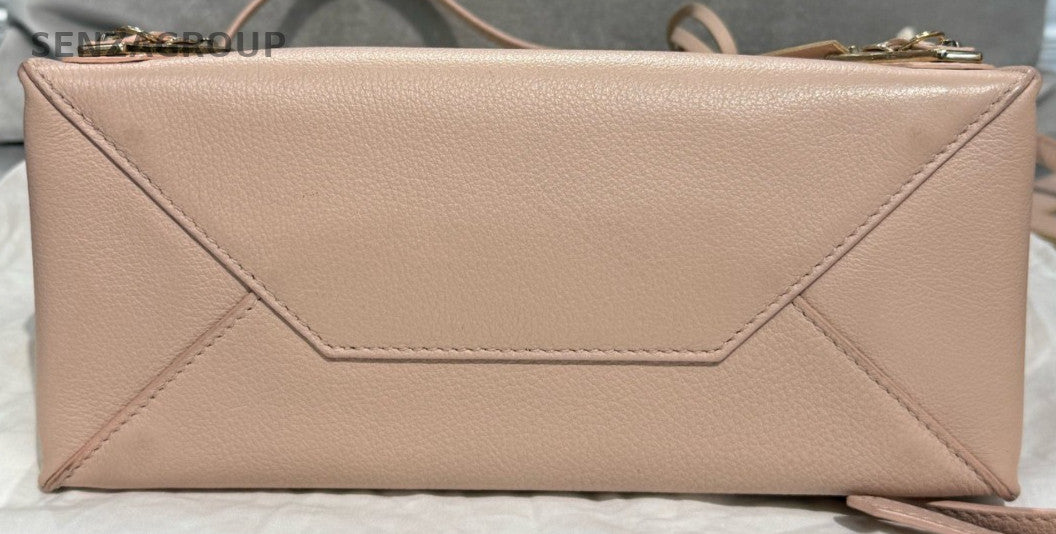 Balenciaga PM Tote Bag Top Handle Bag Crossbody Pink Gold Women Classic Designer