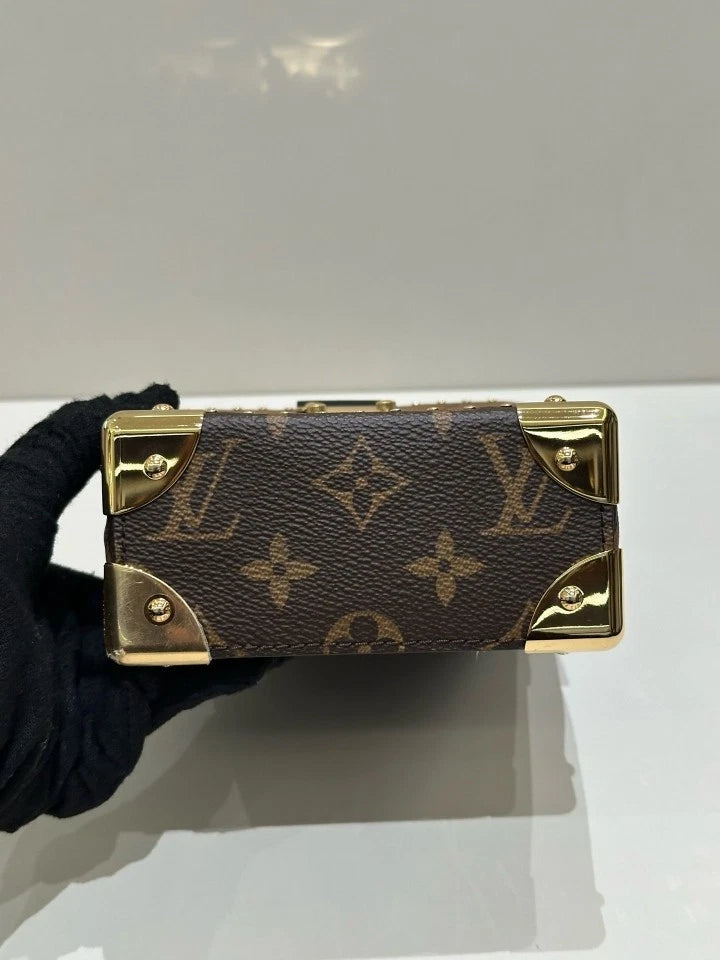 Louis Vuitton Canvas Camera Box Top Handle Bag For Women