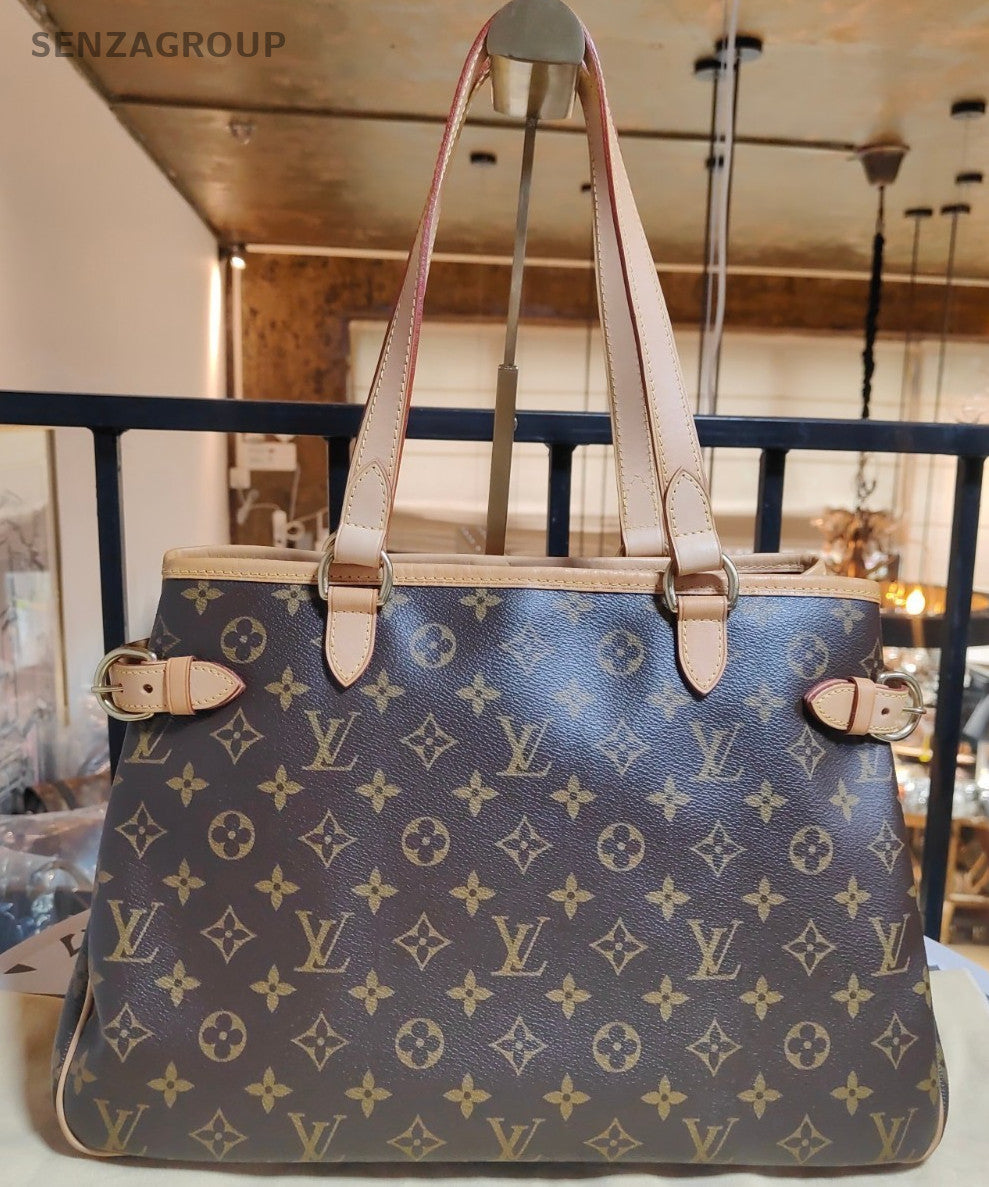Louis Vuitton GM Monogram Pumpkin Armpit Shoulder Bag Brown Women