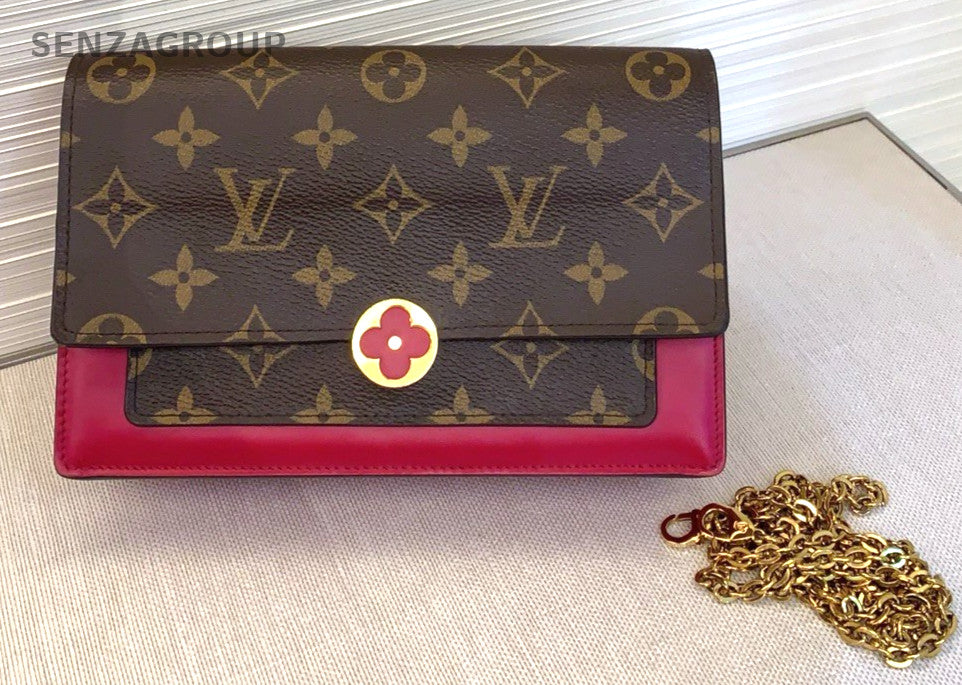 Louis Vuitton Flore Woc Monogram Chain Shoulder bag Crossbody Women