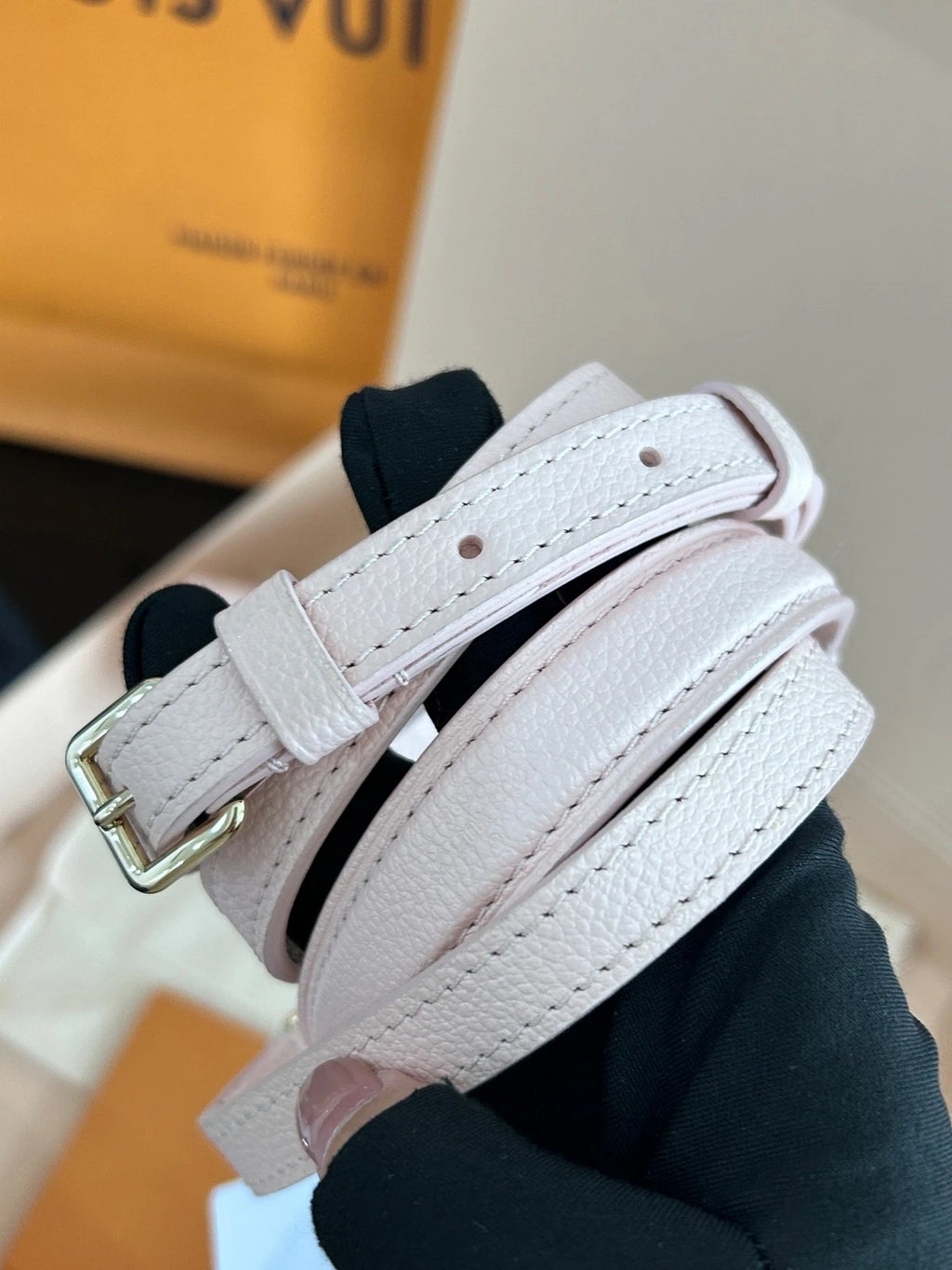 Louis Vuitton Pink Mini Baguette Shoulder Bag For Women