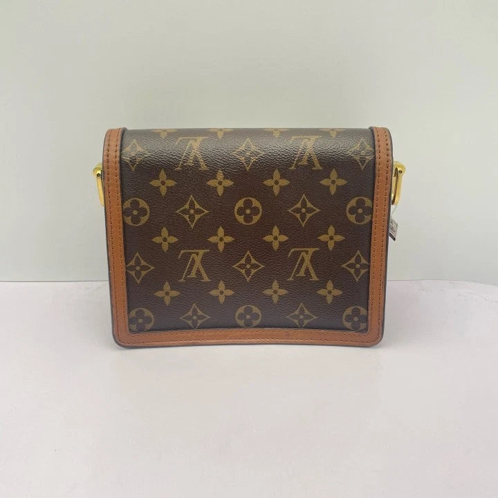 Louis Vuitton Dauphine Monogram Small Brown Canvas Shoulder Bag