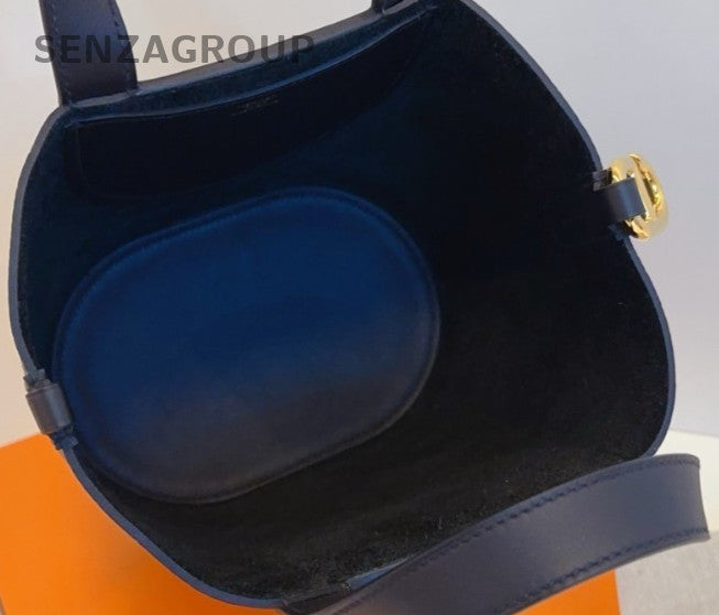 Hermes In The Loop Tote Bag Black Gold Used Women Classic
