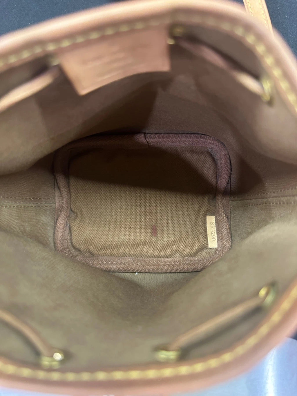 Louis Vuitton Nano Noe Monogram Canvas Bucket Bag for Women
