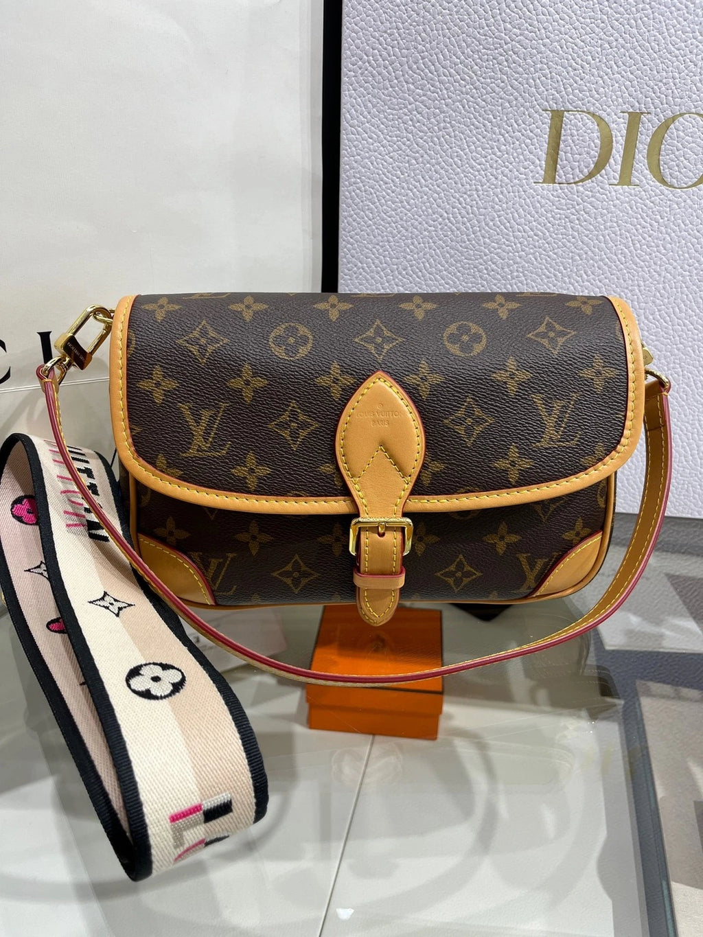 Louis Vuitton Monogram Canvas Shoulder Bag For Women