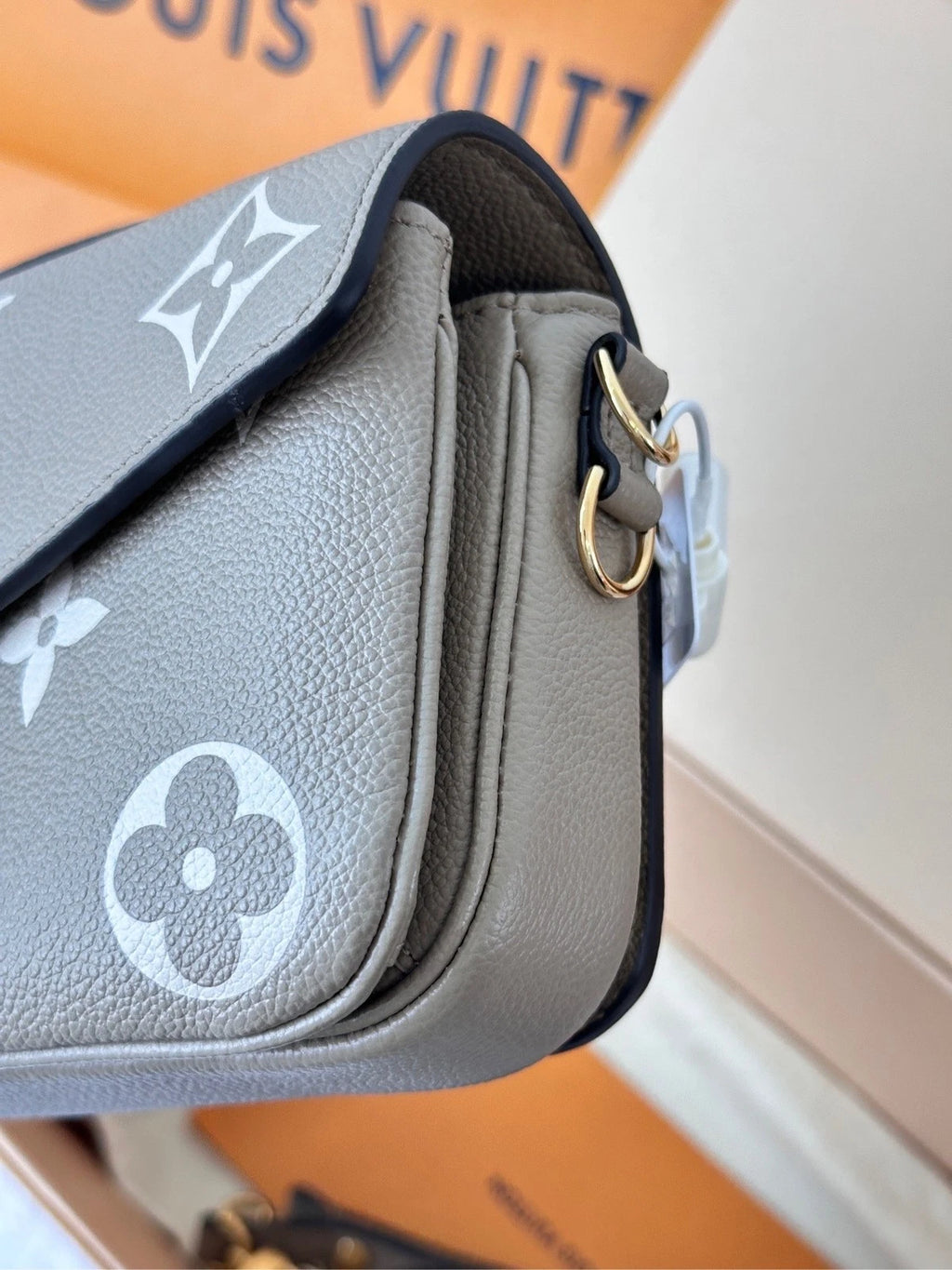 Louis Vuitton Pochette Metis Grey Mini Messenger Crossbody Bag