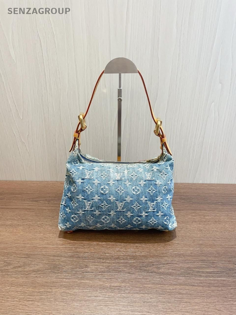 SJ0001  Louis Vuitton denim Shoulder Bag Baggy bag