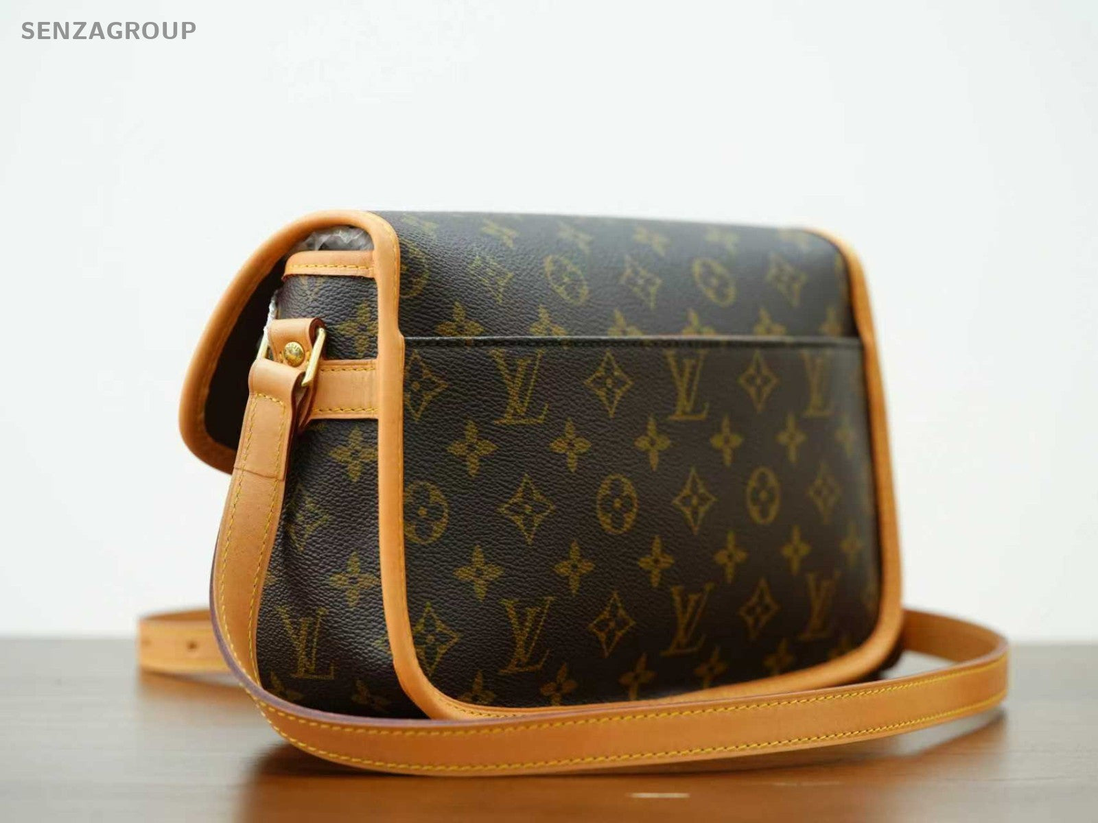 Louis Vuitton Sologne Monogram Shoulder Crossbody Bag Brown Vintage M42250