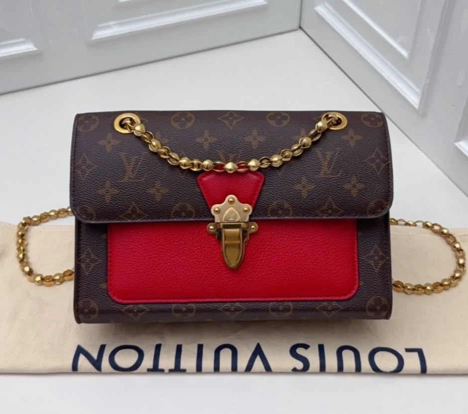 Louis Vuitton Victoire Gold Chain Shoulder Bag Crossbody Bag Women new