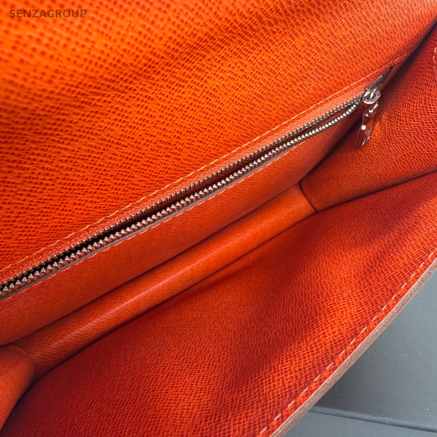 Louis Vuitton Monceau Epi Orange Shoulder Crossbody Bag Women Classic