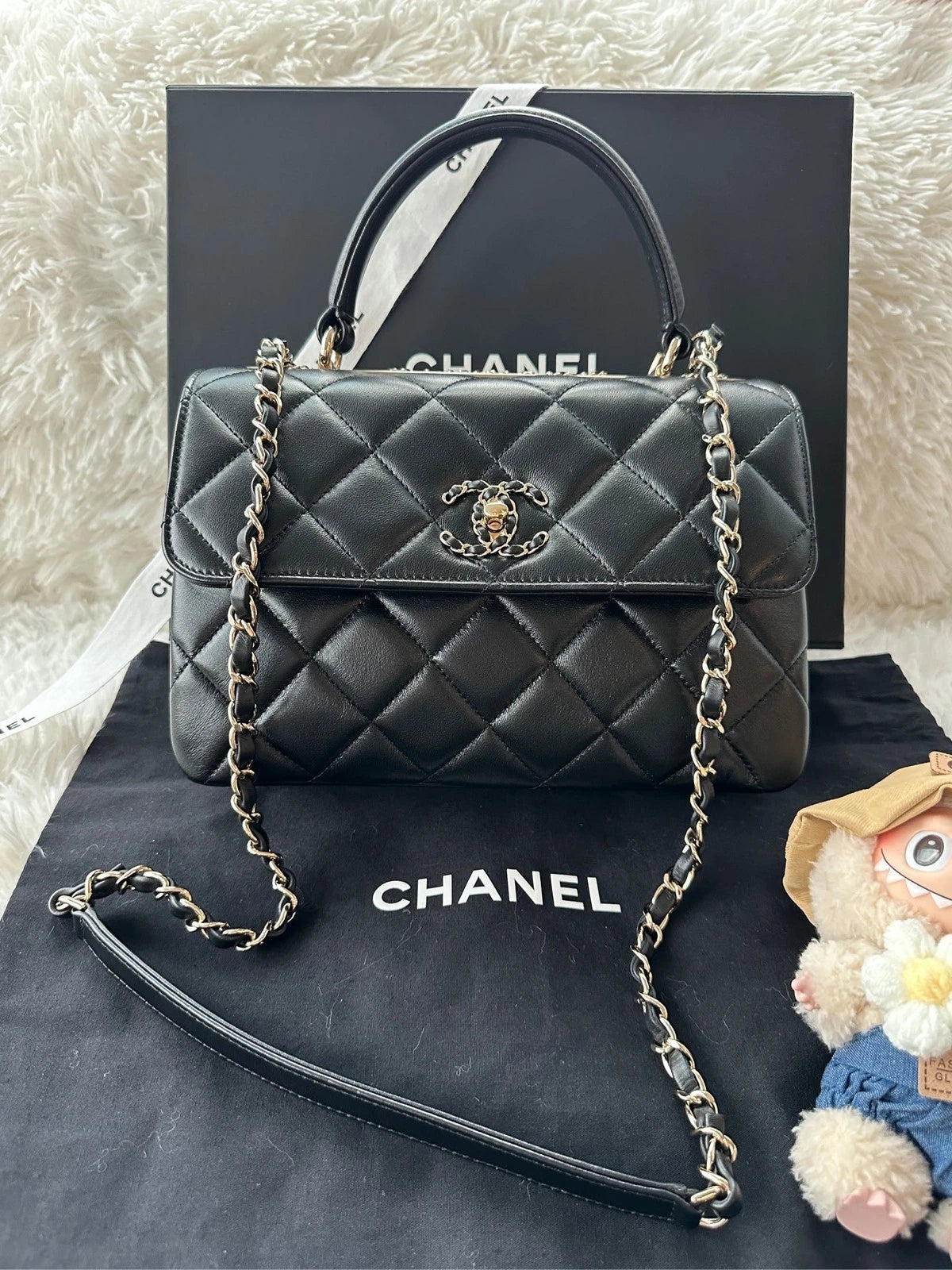 CHANEL Trendy CC Small Leather Chain Bag For Women