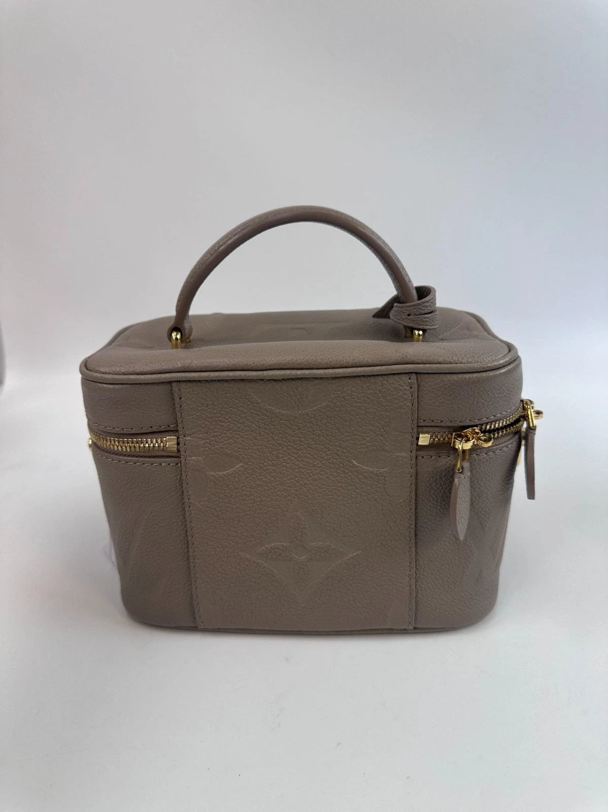 Louis Vuitton Vanity Monogram Empreinte Gray Shoulder Bag Excellent