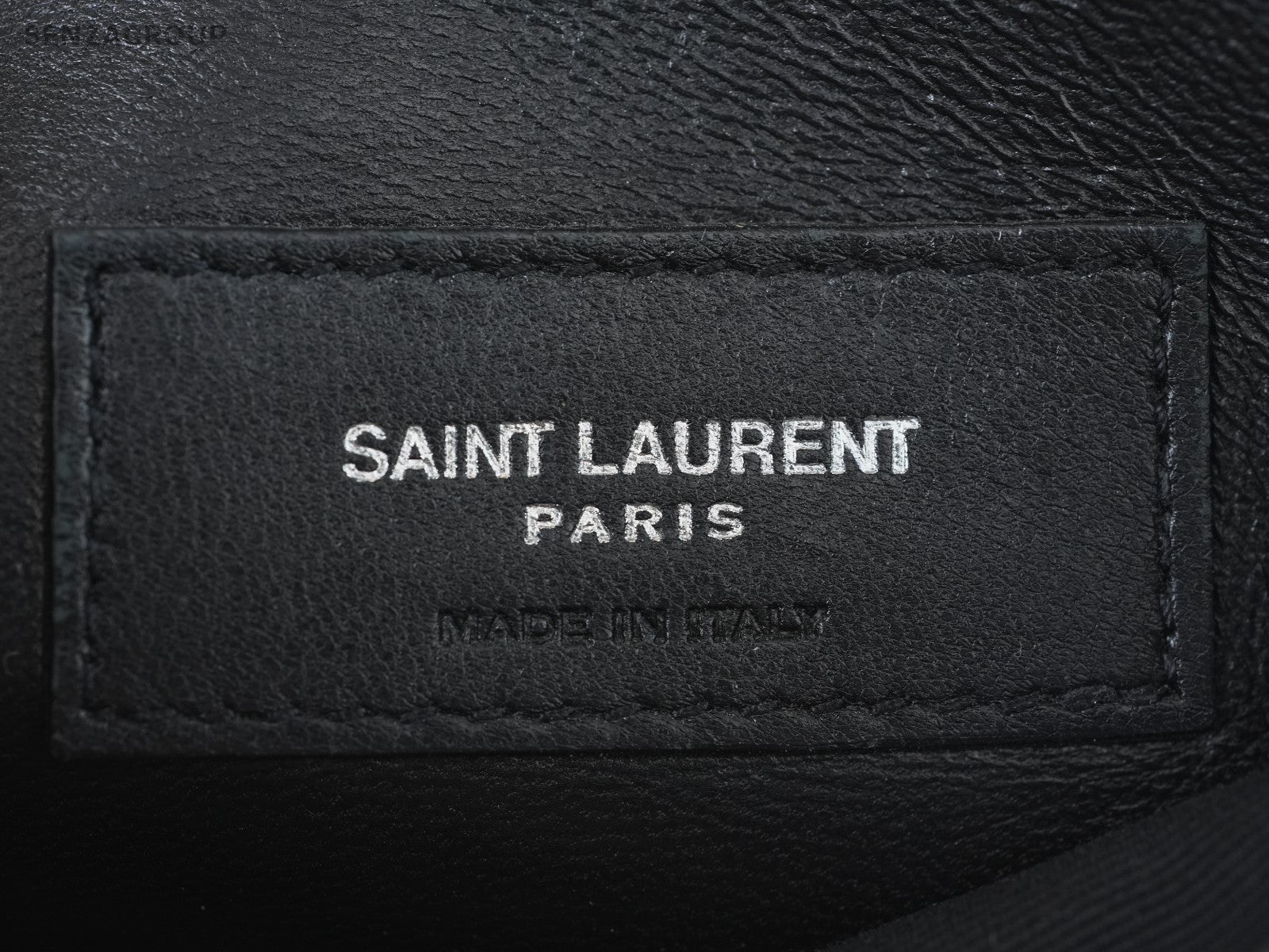 YSL Saint Laurent Hollywood Dark grey Calfskin Shoulder bag Crossbody