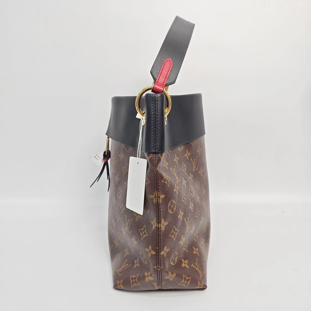 Louis Vuitton Black Monogram Canvas Large Shoulder Bag For Women