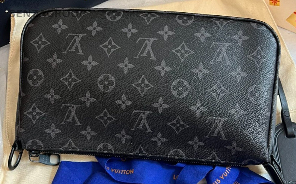 Louis Vuitton Monogram Black Metis Shoulder bag Crossbody CHIP VERSION