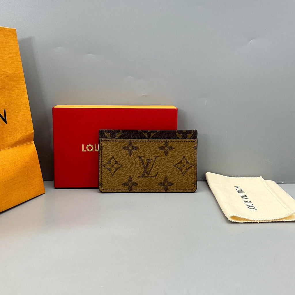 Louis Vuitton Monogram Canvas Card Wallet For Women