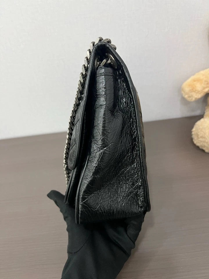 YSL Black Medium Niki Shoulder Crossbody Bag For Women
