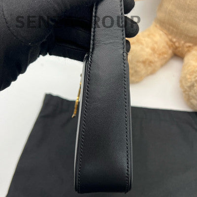Saint Laurent Mini Black Gold Shoulder Bag Classic Women's Fashion