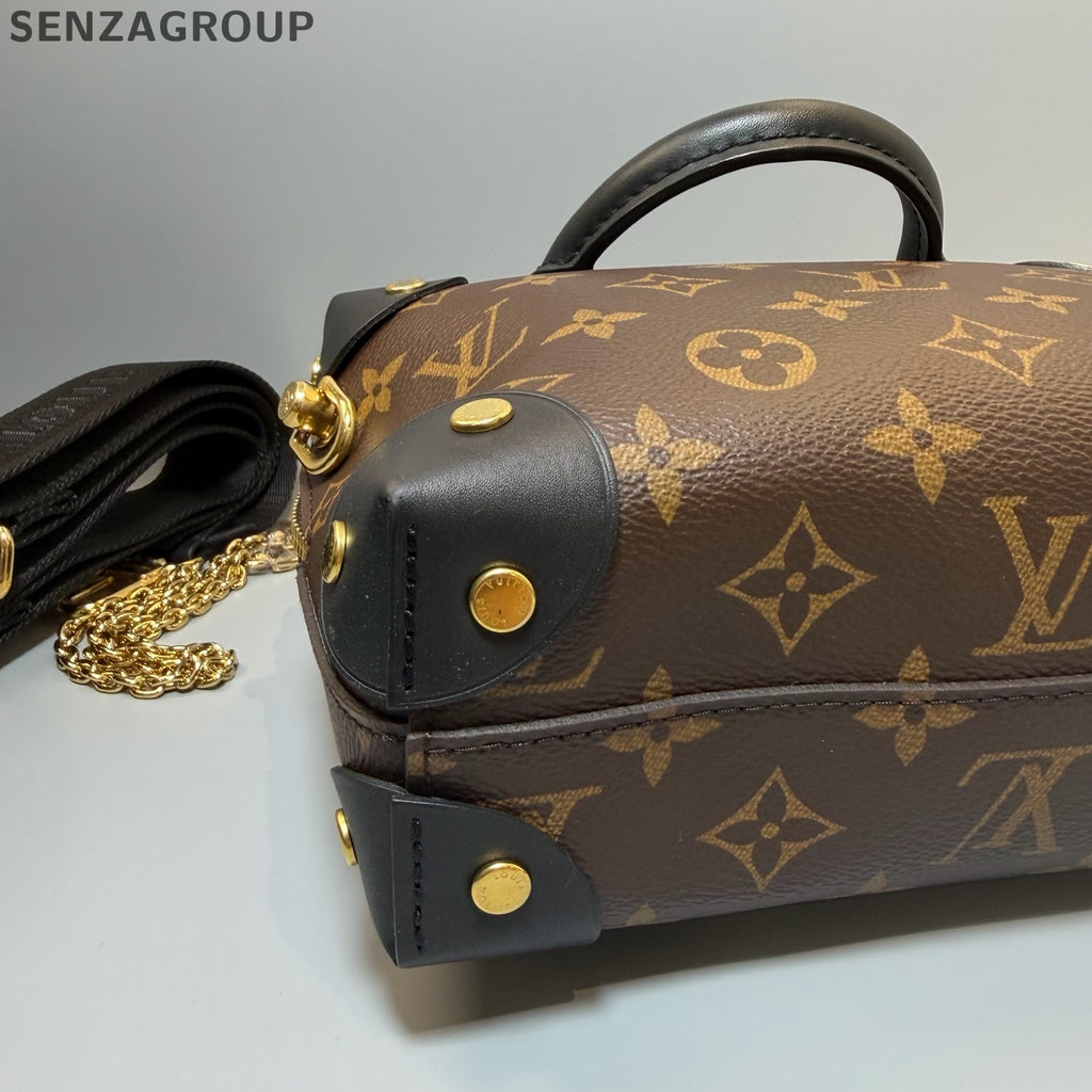 Louis Vuitton Petite Malle Souple Monogram Canvas Shoulder Bag Women