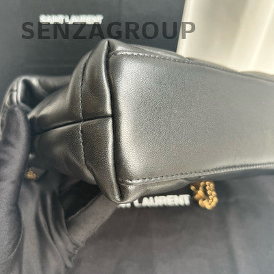 Saint Laurent Black Gold Mini Cloud Bag Chain Shoulder Bag Classic Women