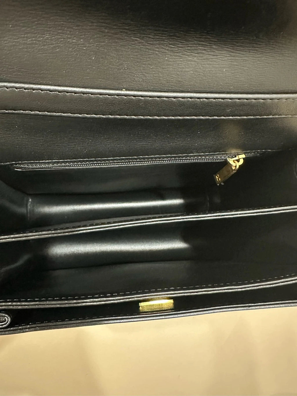 CHANEL Black Patent Leather Crossbody Bag For Women