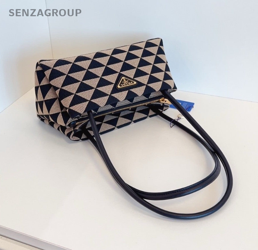 PRADA Symbole Triangular pattern Shoulder bag PM Limited Edition Handbag Women