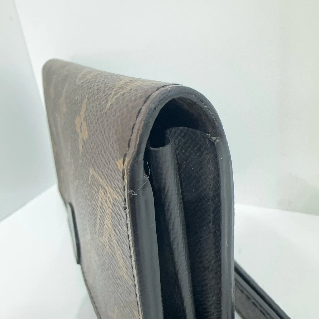 Louis Vuitton Classic Monogram Canvas Clutch Wallet For Women