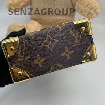 Louis Vuitton Camera Box Bag Brown Black Women's Classic Shoulder Crossbody